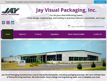 Tablet Screenshot of jayvisual.com